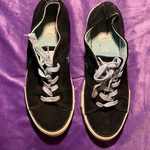 Converse One Star Black and Light blue Shoes